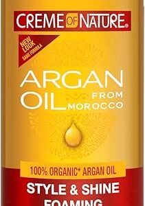 Creme of Nature Argan Oil From Morocco Style & Shine Foaming Mousse, 207 ml