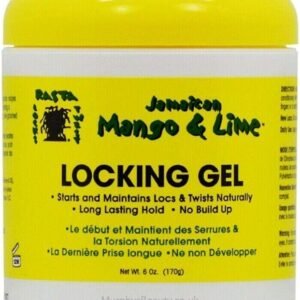 Jamaican Mango & Lime Locking Gel 170g - Firm Hold. Soft Finish. No flaking and no build-up. PARABENS FREE. SUPLHATES FREE. PETROLATUM FREE